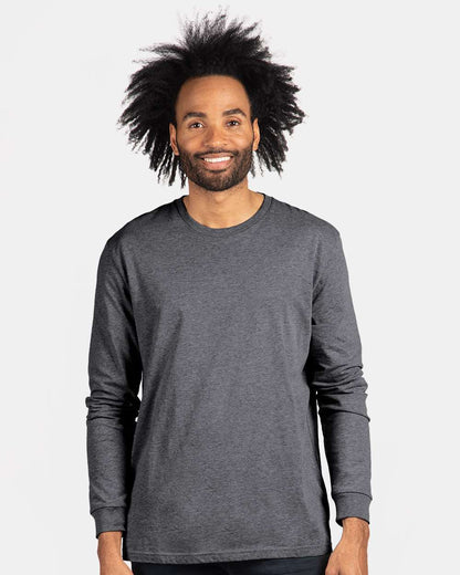 Next Level CVC Long Sleeve T-Shirt 6211 #colormdl_Dark Heather Grey