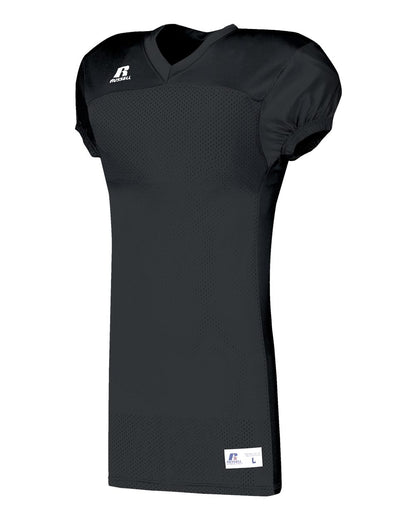 Russell Athletic Unisex Jersey With Side Inserts S8623M #color_Black