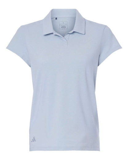 Adidas Women's Blended Polo A690 #color_Blue Dawn Melange
