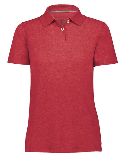 Holloway Women's Repreve® Eco Polo 222775 #color_Scarlet Heather