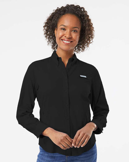 Columbia Women's PFG Tamiami™ II Long Sleeve Shirt 212465 #colormdl_Black