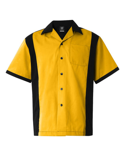 Hilton Unisex Cruiser Bowling Shirt HP2243 #color_Gold