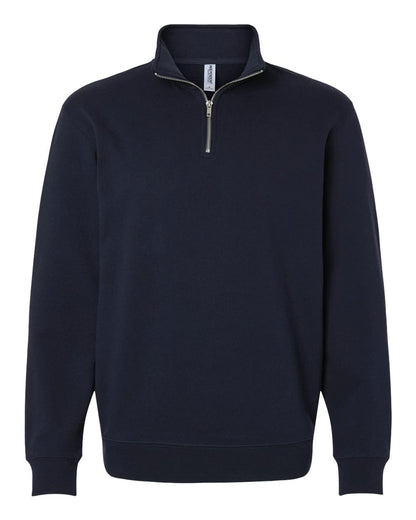 Independent Trading Co. Unisex Midweight Quarter-Zip Pullover SS4600QZ #color_Classic Navy