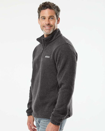 Columbia Steens Mountain™ Fleece Quarter-Zip Pullover 162019 #colormdl_Charcoal Heather