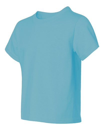 JERZEES Youth Dri-Power® 50/50 T-Shirt 29BR #color_Aquatic Blue