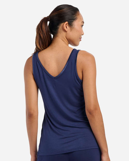 Boxercraft Women's Bamboo V-Neck Tank Top BW2504 #colormdl_Navy