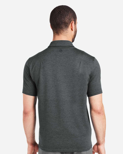 Glyder Men's Fairway Marbled Jersey Polo MDP1799 #colormdl_Carbon