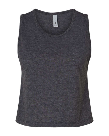 Next Level Women's Festival Crop Tank 5083 #color_Charcoal