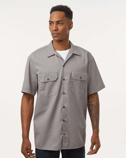 Dickies Short Sleeve Work Shirt 2574 #colormdl_Silver Grey