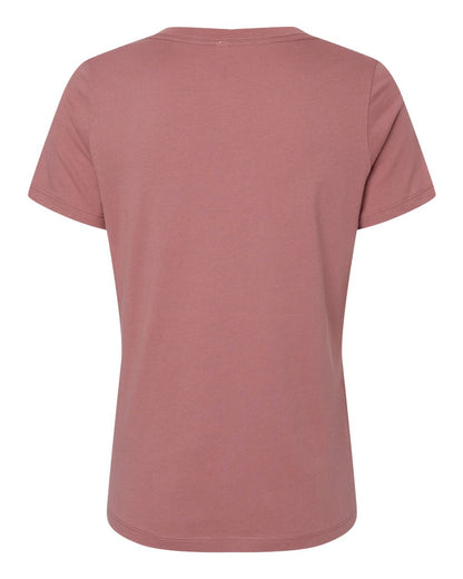 BELLA + CANVAS Women’s Relaxed Jersey V-Neck Tee 6405 #color_Mauve