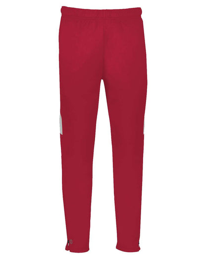 Holloway Youth Limitless Sweatpants 229680 #color_Scarlet/ White