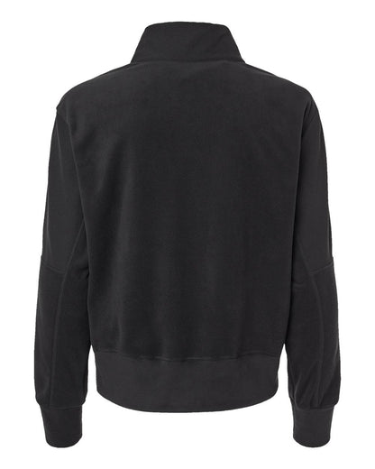 Adidas Women's Fleece Quarter-Zip Pullover A601 #color_Black