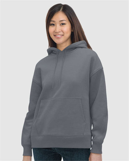 Bayside Women's USA-Made Hooded Sweatshirt 7760 #colormdl_Charcoal