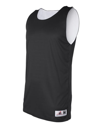 Badger B-Core Reversible Tank Top 4129 #color_Black