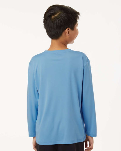 AllPro Youth Pro-Lock Performance Long Sleeve T-Shirt 48400Y #colormdl_Carolina Blue