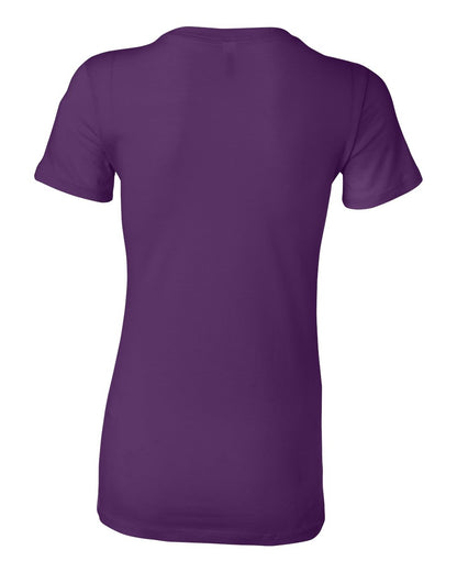 BELLA + CANVAS Women's Slim Fit Tee 6004 #color_Team Purple