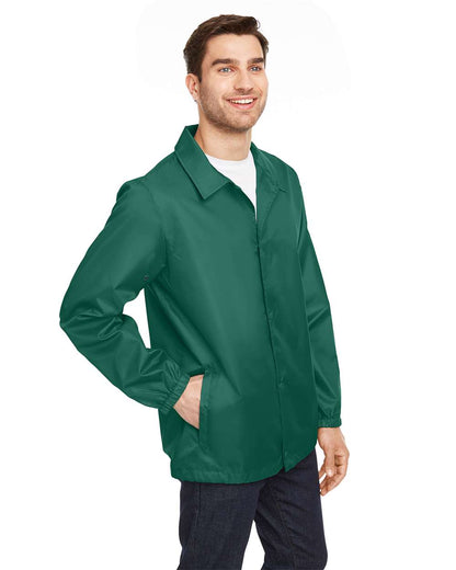 Team 365 Unisex Zone Protect Coaches Jacket TT75 #colormdl_Sport Forest