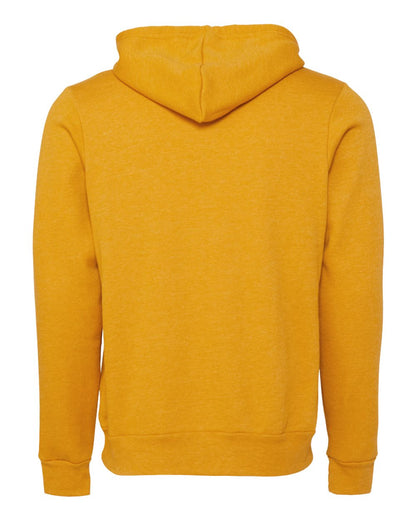 BELLA + CANVAS Unisex Sponge Fleece Hoodie Sweatshirt 3719 #color_Heather Mustard