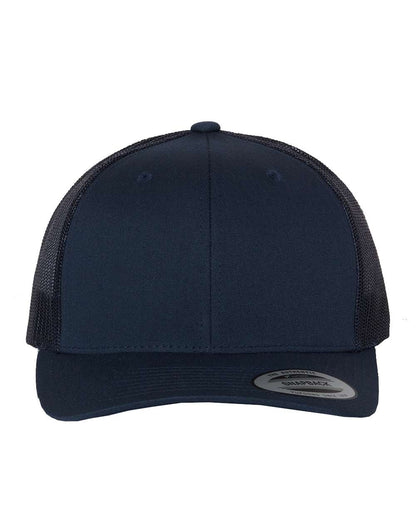 YP Classics Retro Trucker Cap 6606 #color_Navy