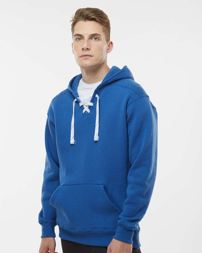 J. America Men's Sport Lace Hooded Sweatshirt 8830 #colormdl_Royal