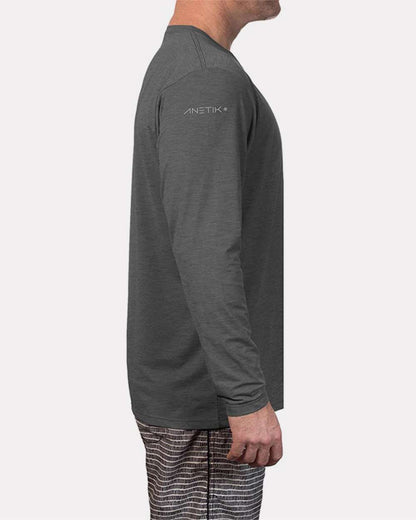 ANETIK Low Pro Tech Long Sleeve T-Shirt MVLPRL8 #colormdl_Charcoal Heathered