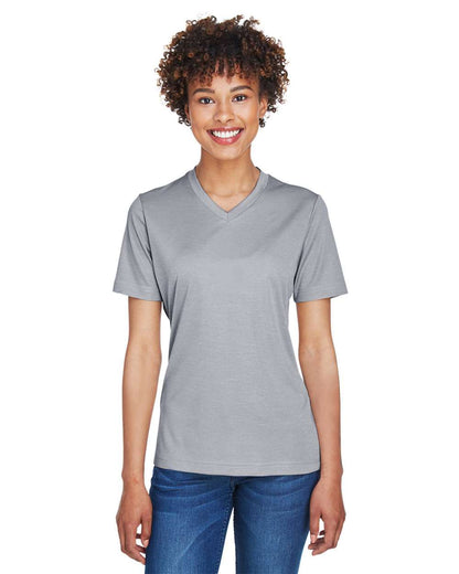 Team 365 Women's Sonic Heather Performance T-Shirt TT11HW #colormdl_Athletic Heather