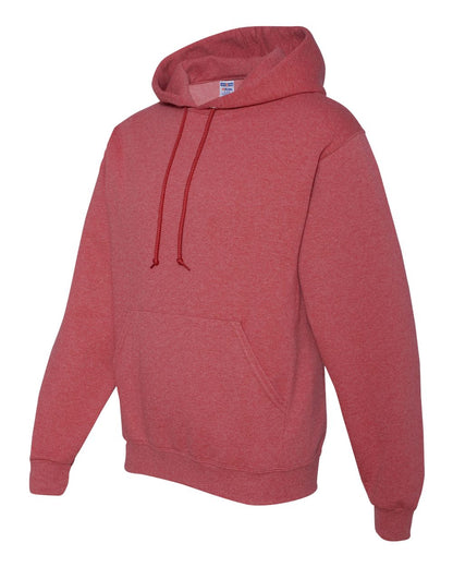 JERZEES Unisex NuBlend® Hooded Sweatshirt 996MR #color_Vintage Heather Red