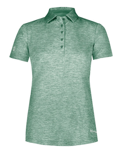 Holloway Women's Electrify CoolCore® Polo 222772 #color_Dark Green Heather