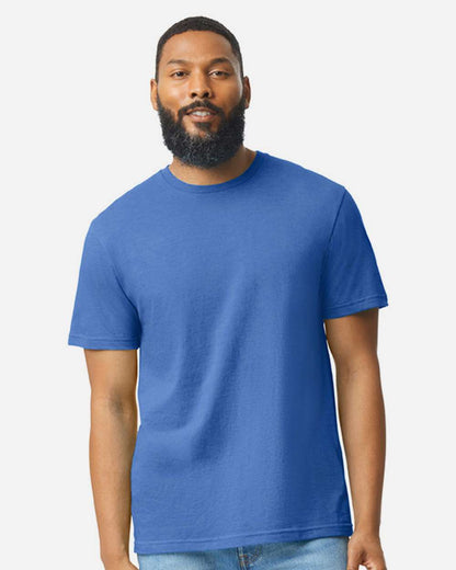Gildan Unisex Softstyle® CVC T-Shirt 64000CVC #colormdl_Royal Mist