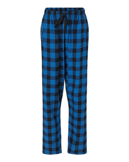 Boxercraft Women's Haley Flannel Pants BW6620 #color_Royal/ Black Buffalo