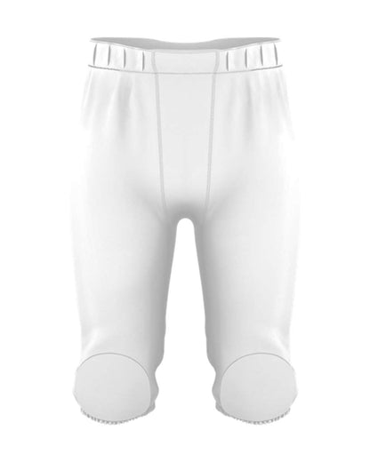 Alleson Athletic Youth Solo Series Integrated Football Pants 687PY #color_White