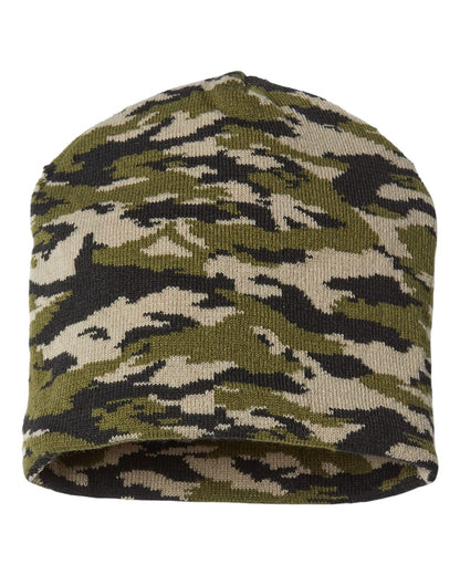 CAP AMERICA USA-Made Camo Beanie RKC9 #color_Vintage Tiger Camo