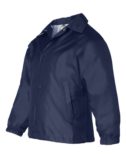 Augusta Sportswear Youth Coach's Jacket 3101 #color_Navy