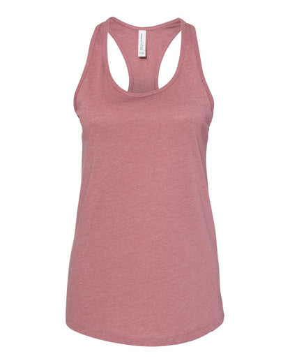 BELLA + CANVAS Women's Jersey Racerback Tank 6008 #color_Heather Mauve