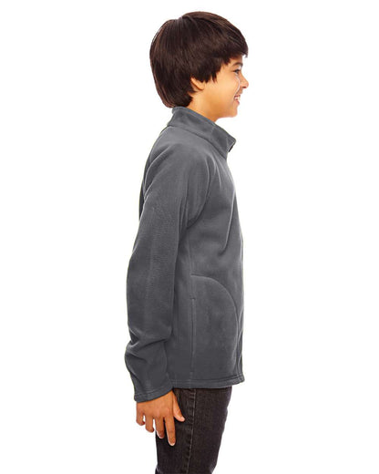 Team 365 Youth Campus Microfleece Jacket TT90Y #colormdl_Sport Graphite