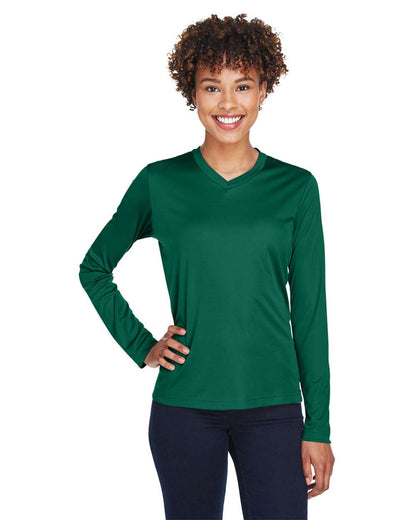 Team 365 Women's Zone Performance Long Sleeve T-Shirt TT11WL #colormdl_Sport Forest