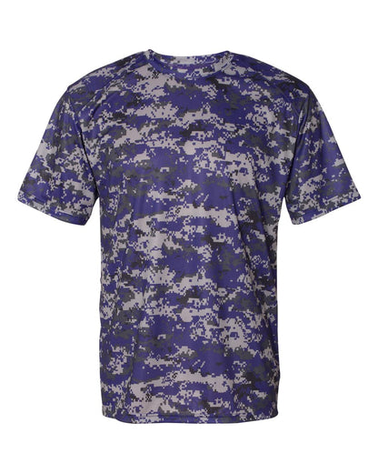 Badger Digital Camo T-Shirt 4180 #color_Purple Digital