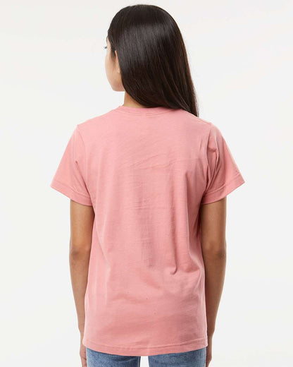 LAT Youth Fine Jersey Tee 6101 #colormdl_Mauvelous