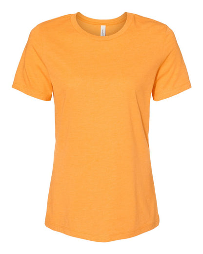 BELLA + CANVAS Women’s Relaxed Fit Heather CVC Tee 6400CVC #color_Heather Marmalade