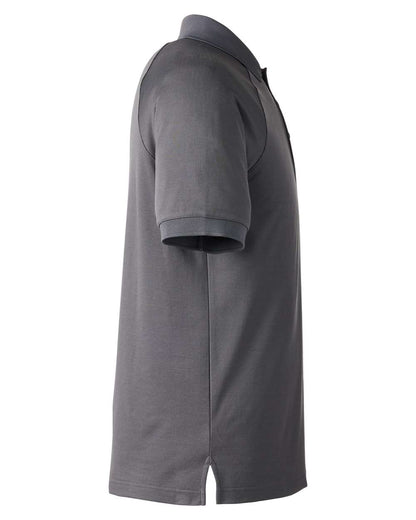 Harriton Men's Charge Snag and Soil Protect Polo M208 #color_Dark Charcoal