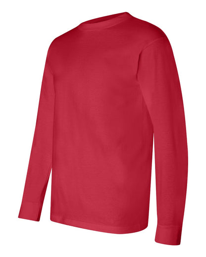 Bayside USA-Made Long Sleeve T-Shirt 6100 #color_Red