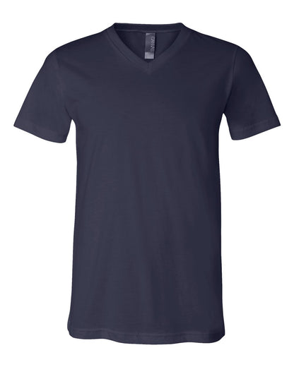 BELLA + CANVAS Unisex Jersey V-Neck Tee 3005 #color_Navy