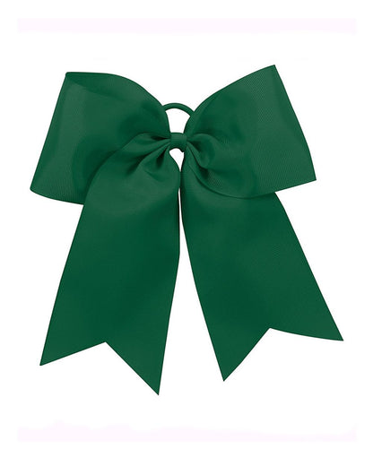 Augusta Sportswear Cheer Hair Bow 6701 #color_Dark Green