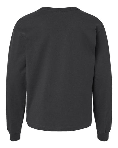 BELLA + CANVAS Youth 6oz. Heavyweight Long Sleeve Tee 3511Y #color_Dark Grey