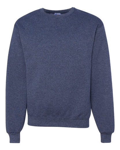 JERZEES Unisex NuBlend® Crewneck Sweatshirt 562MR #color_Vintage Heather Navy