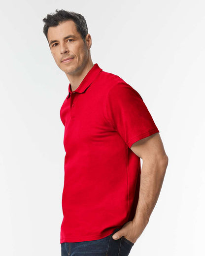 Gildan Unisex Softstyle® Pique Polo 64800 #colormdl_Cherry Red