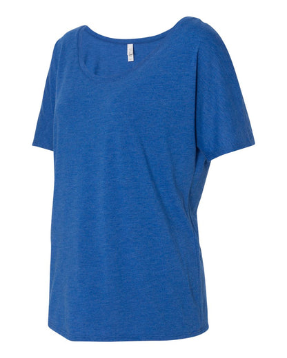 BELLA + CANVAS Women’s Slouchy Tee 8816 #color_True Royal Triblend