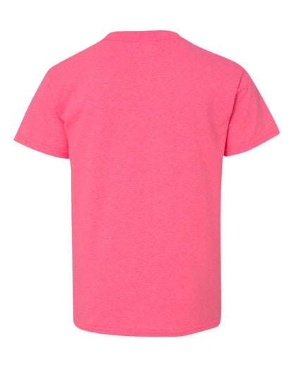 Gildan Youth Heavy Cotton™ T-Shirt 5000B #color_Safety Pink