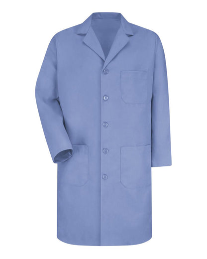Red Kap Unisex Button Front Lab Coat KP14 #color_Light Blue