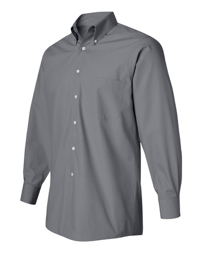 Van Heusen Men's Silky Poplin Shirt 13V0113 #color_Slate